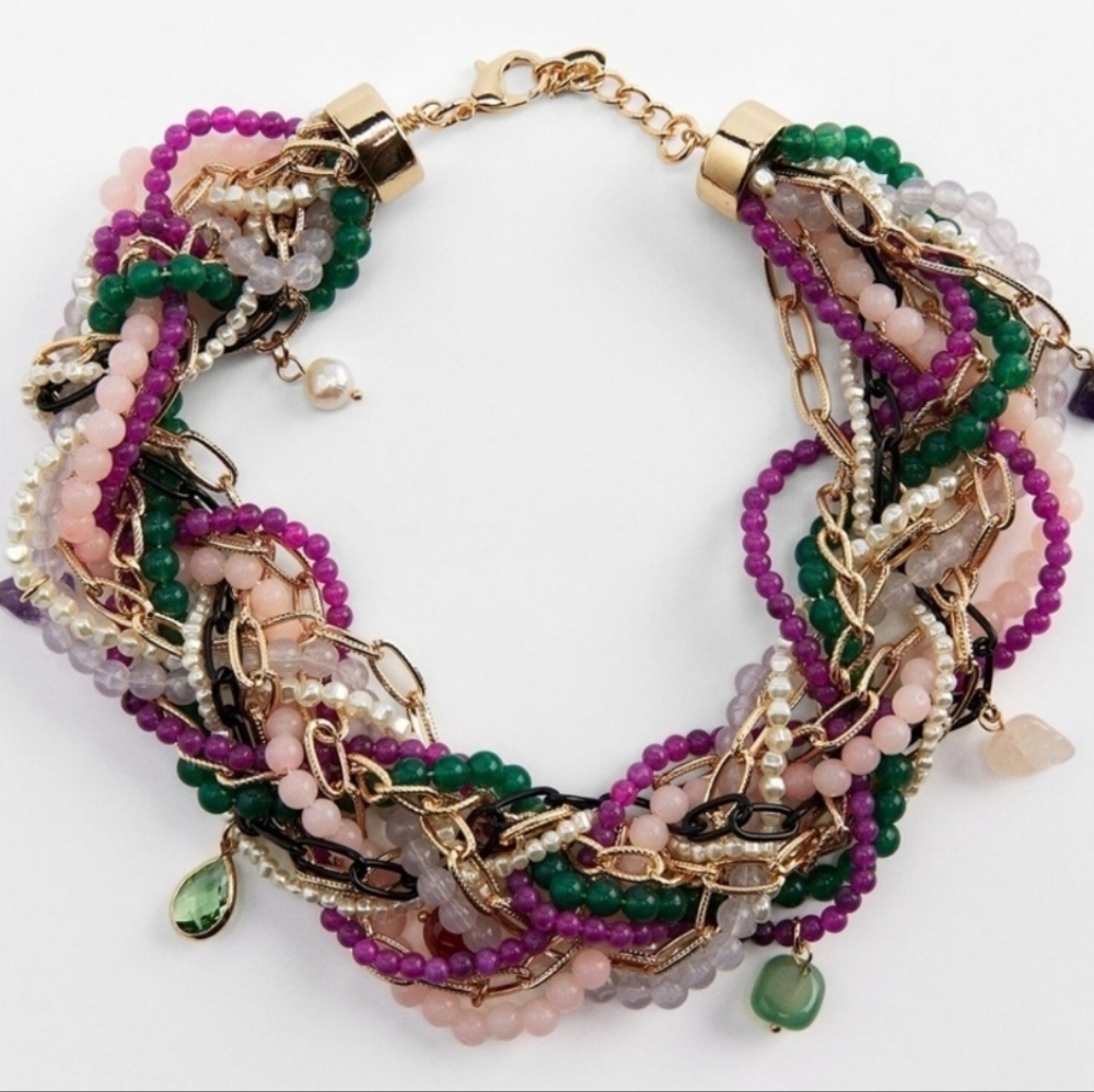 ZARA Beaded Necklace